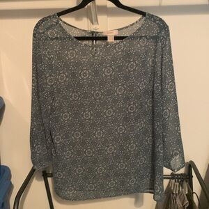 Loft 3/4 sleeve blouse